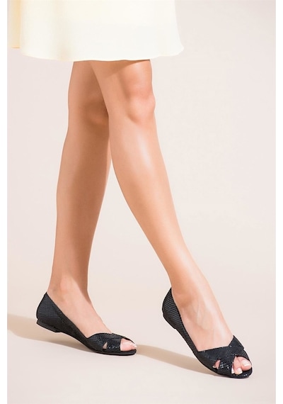 Fox Shoes Siyah Kadın Sandalet B726109907