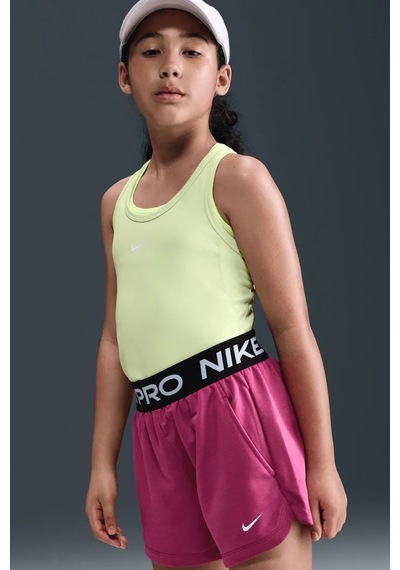 Nike Pro Fleece Dri-fıt Shorts Kids Pink Kız Çocuk Şortu Pembe