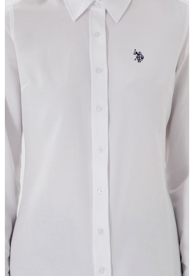 U.s. Polo Assn. Kadın Beyaz Gömlek Basic 50307726-vr013 Beyaz