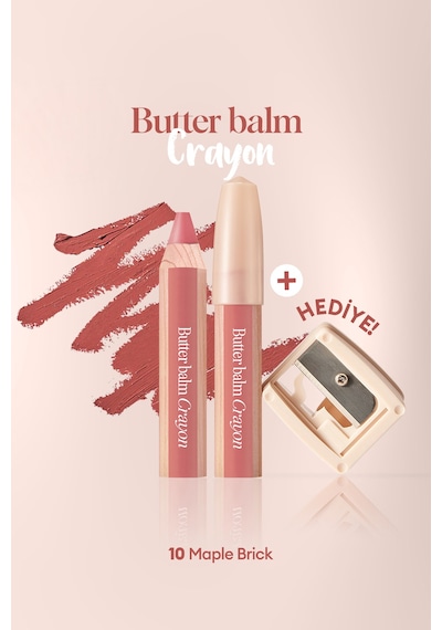 Clıo Butter Balm Crayon 010 Maple Brick 10