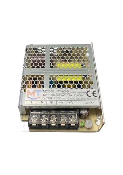 Mervesan Mt-60-5 5volt 10amper Metal Kasa Güç Kaynağı Dc Adaptör