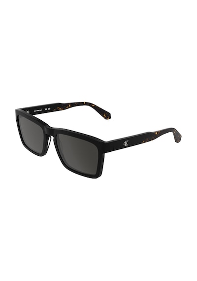 Calvin Klein Jeans Ckj 25617s 001 56 Unisex Dikdörtgen Siyah Kemik Güneş Gözlüğü Siyah