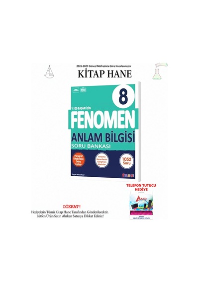 Fenomen 8. Sınıf Anlam Bilgisi Soru Bankası