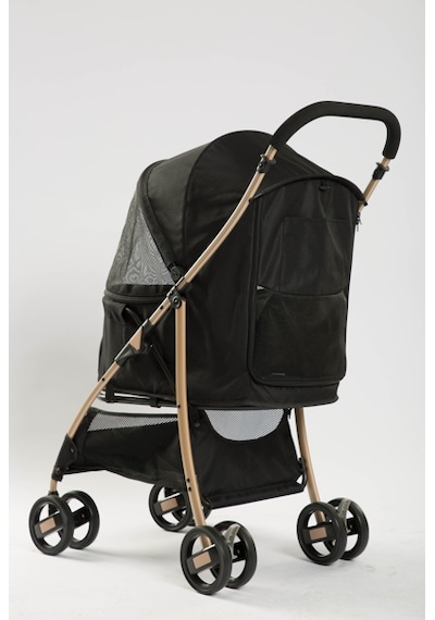 Tommy - 504 - Evcil Hayvan Arabası Siyah 67 47 98cm - Kmrsfres - Max 15kg