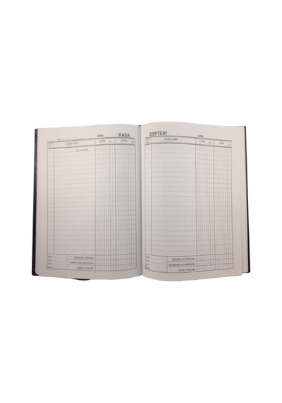 Dilman Kasa Defteri 368 Yaprak 17x24 Cm Siyah Kapaklı Kullanışlı Defter