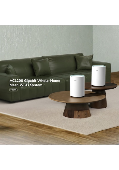 Cudy M1300 5/2.4ghz 867/300mbps,pptp/l2tp/openvpn/wireguard/ıpsecvpn,4dahili Anten,wi-fi Mesh Router 2 Adet