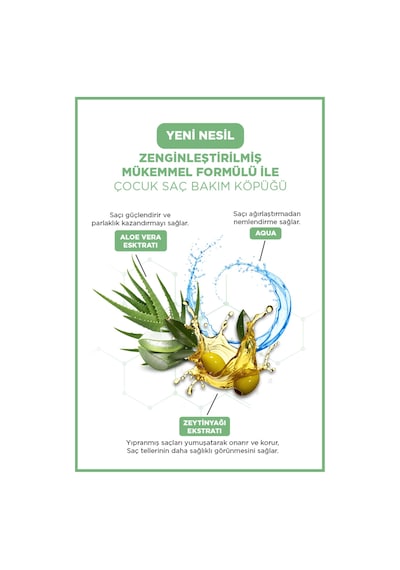 Çocuk Saç Köpüğü 200ml Extra Strong-