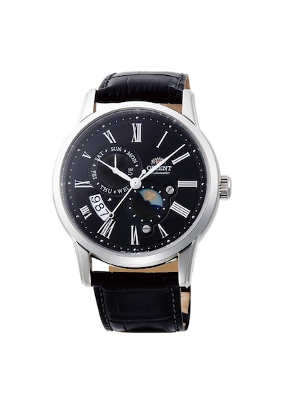 Orient Ra-ak0010b30b Open Heart Sun And Moon Koleksiyonu Otomatik Erkek Kol Saati Metalik Gri