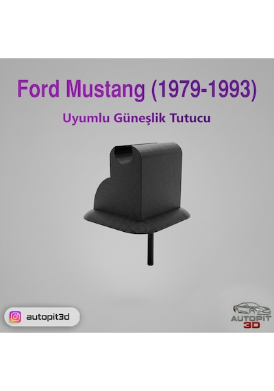 Ford Mustang 1979 1993 Uyumlu Güneşlik Tutucu