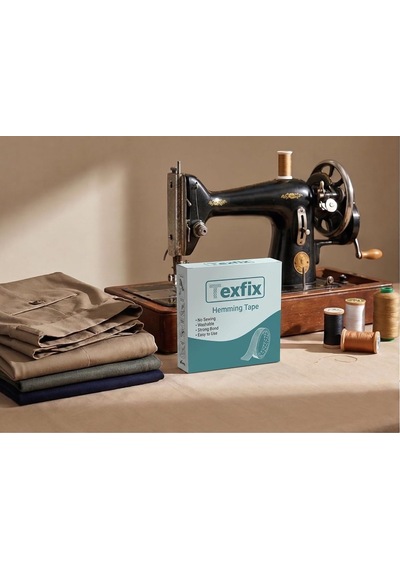 Texfix Tela 50 M / 20 M / 10m - 2 Cm, Amerikan Tela, Şerit Tela,paça Bandı, Oeko-tex Belgeli 10 M - 2 Cm Diğer