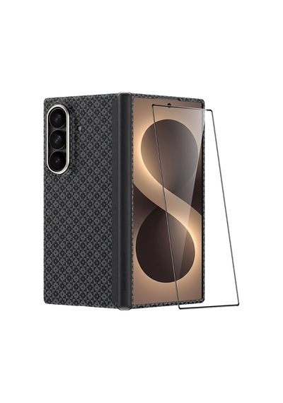 Galaxy Z Fold 8 Ultra Benks Armorair Armorgrid Grand Combo Üçlü Set Karbon Kapak + Film Siyah