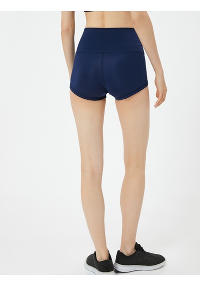 Koton Ekstra Mini Spor Tayt Standart Bel Slim Fit Lacivert 4sak40305nk Lacivert