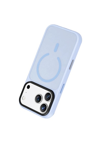 Joko Apple iPhone Uyumlu 18 Pro Max Megane Magsafe Kapak - Sierra Blue Çokrenkli