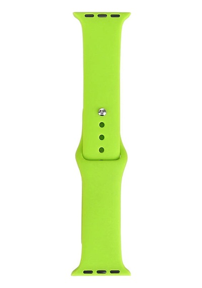Watch 42mm Band Serisi Klasik Kordon Silikon Strap Kayış-yeşil