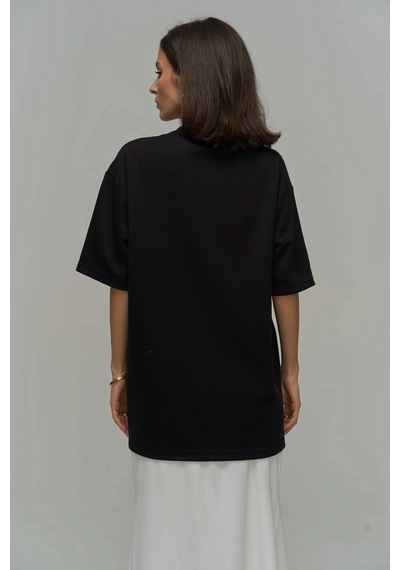 Corset Beyaz Oversize Siyah