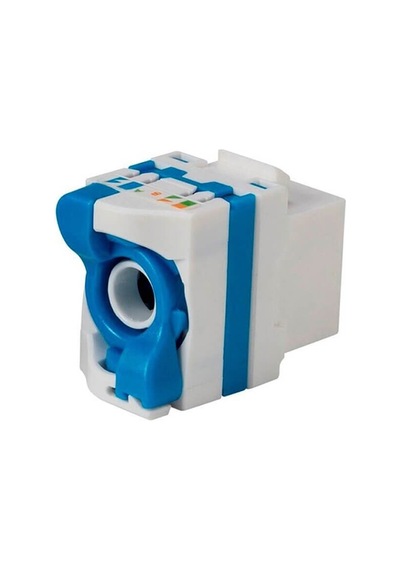 Cat6 Utp Keystone Jack 180 Derece Çevirmeli Tip - 1 Adet