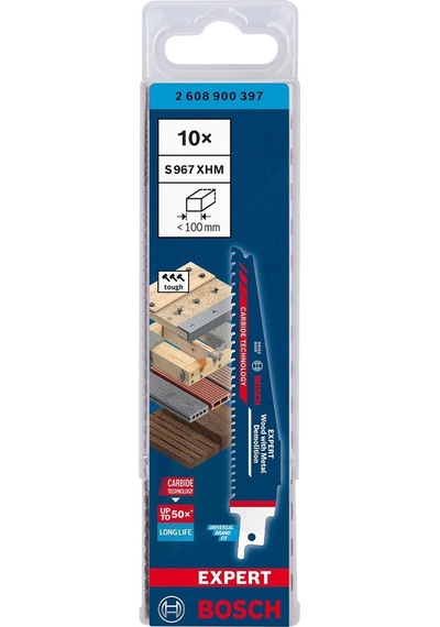 Bosch Expert S 967 Xhm Ahşap-metal 150 Mm Panter Testere 10'lu 2608900397