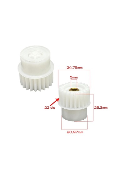 Tefal İle Uyumlu Rondo 800 8510 Doğrayıcı Bıçak Dişlisi
