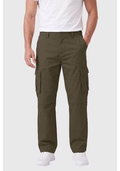 Rizzup Erkek Relaxed Fit Bol Kesim Likralı Haki Outdoor Kargo Pantolon Çok Cepli Geniş Paça 1705421 Rizzup Erkek Relaxed Fit Bol Kesim Likralı Haki Outdoor Kargo Pantolon Çok Cepli Geniş Paça 1705421