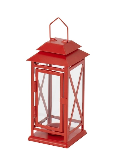 Ikea Vınterfınt Fener Parlak Kırmızı 22 Cm