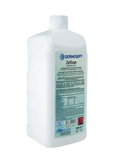 Dermosept Zefiran Antiseptik Çözelti 1000  ML