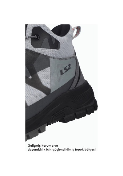 Ls2 Torrent Waterproof Motosiklet Botu Gri