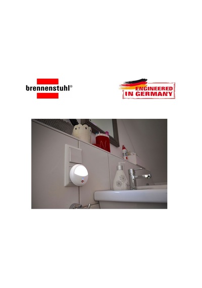 Brennenstuhl Karanlık Sensörlü Ol 02R Led Gece Lambası - 1173210 Çok Renkli