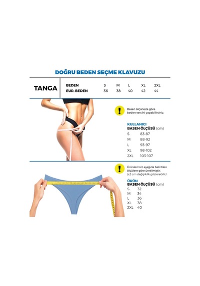 Alya Underwear Kadın Tanga Külot, Pamuklu String, Lacivert Kırmızı Ekru 6'lı Paket Çok Renkli A02