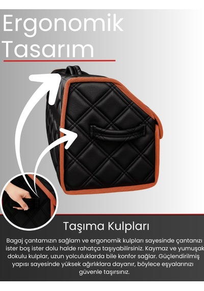 Araç Bagaj Düzenleyici Organizer Deri Kaymaz Cırt Bantlı Geniş Hacimli Çanta,su Geçirmez A7