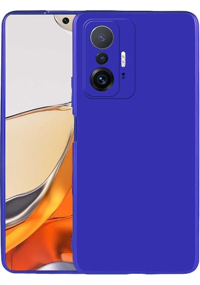 Rba Aksesuar Mi 11t Pro 5g Kılıf Rba Premier Silikon Kapak - Saks Mavi Mavi