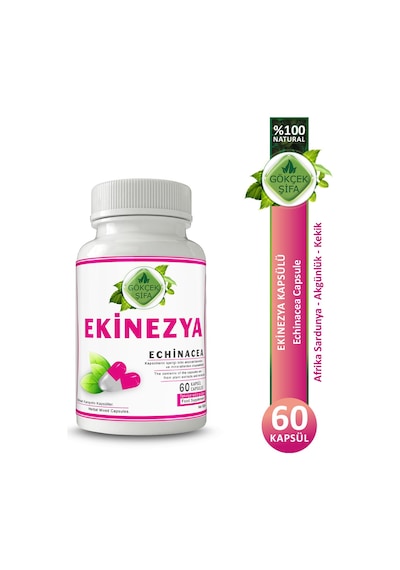 Gökçek Şifa 1000 MG Ekinezya (Echinacea Capsule) 60 Kapsül
