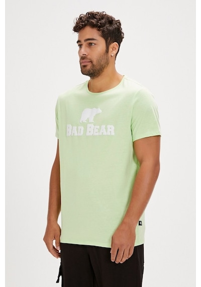 Bad Bear Erkek Yeşil Yuvarlak Yaka Tişört 190107002-FIG Yeşil