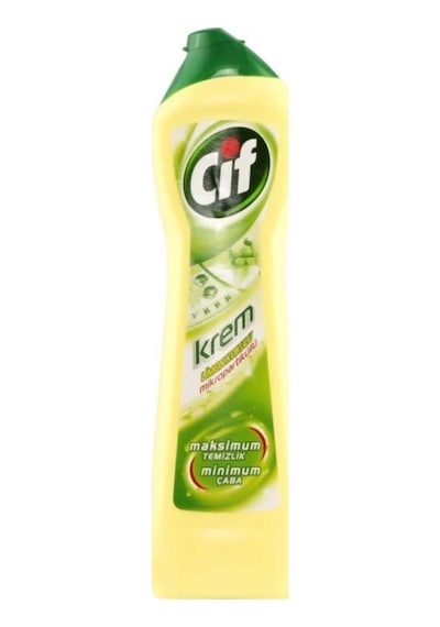 Cif Krem Limon Kokulu Temizleyici 500 ml - 4'lü Paket