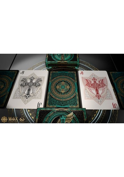 Npcc Noir Arts Royal Sanctuary Emerald Premium Oyun Kağıdı Koleksiyonluk İskambil Kartları