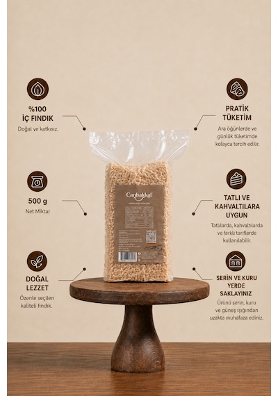 Canbakkal Kavrulmuş Fındık Unu 500 G