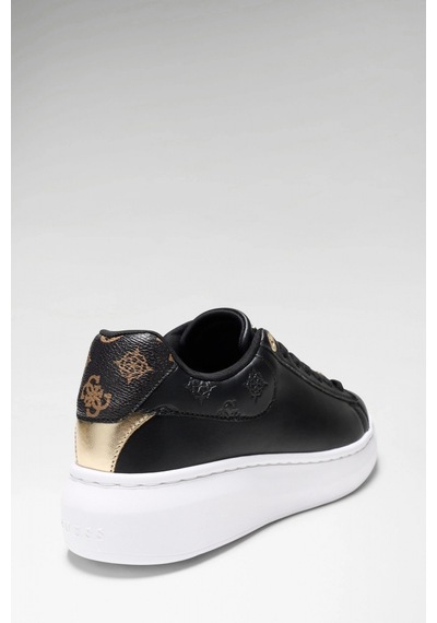 Guess Fireup Kadın Deri Sneaker Siyah