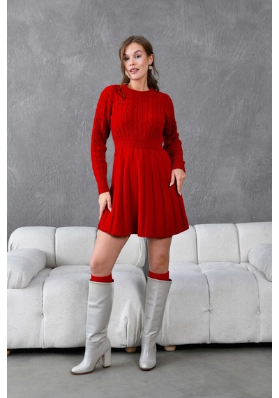 Flex Fashıon Saç Örgülü Trend Popüler Triko Mini Elbise Kırmızı - 662242424 Kırmızı - 662242424 Kırmızı Flex Fashıon Saç Örgülü Trend Popüler Triko Mini Elbise Kırmızı - 662242424 Kırmızı - 662242424 Kırmızı