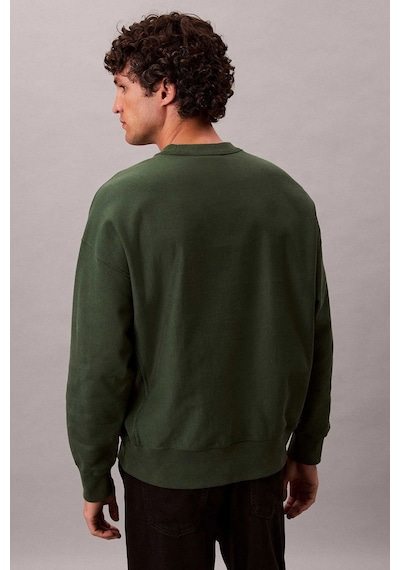 Calvin Klein Erkek Sweatshirt Haki