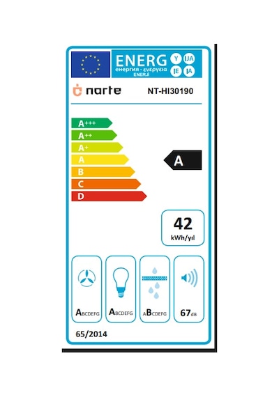 Narte HI30190W 90 CM Beyaz Ada Tipi Davlumbaz