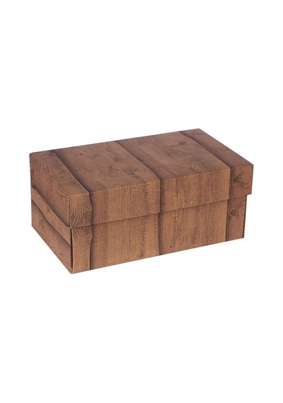 Ahşap Baskılı Hamburger Kutusu 24 x 14 x 10 CM  500 Adet