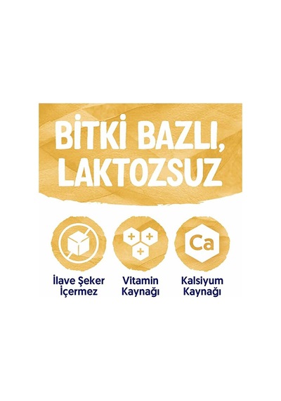 Yulaf Badem Sütü 1 L Vegan Laktozsuz Bitkisel Bazlı