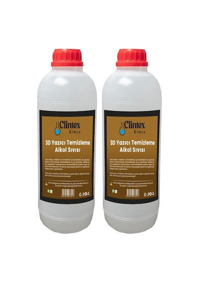 Clintex Kimya 3d Yazıcı Temizleme Sıvısı 2 x 1 L