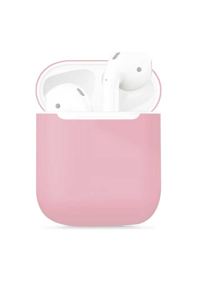 Apple AirPods Uyumlu Kılıf Zore Airbag 13 Silikon Pembe