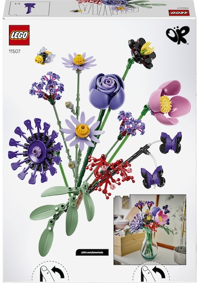 LEGO® Botanicals Olivia Rodrigo’nun Çiçek Buketi 11507 - 9 Yaş Üzeri Çocuklar için 11 Çiçek İçeren Oyuncak Yapım Seti (400 Parça)