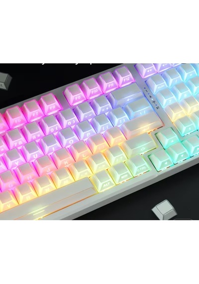 Folding Shadow Mekanik Rgb Klavye Pbt Tuş Seti