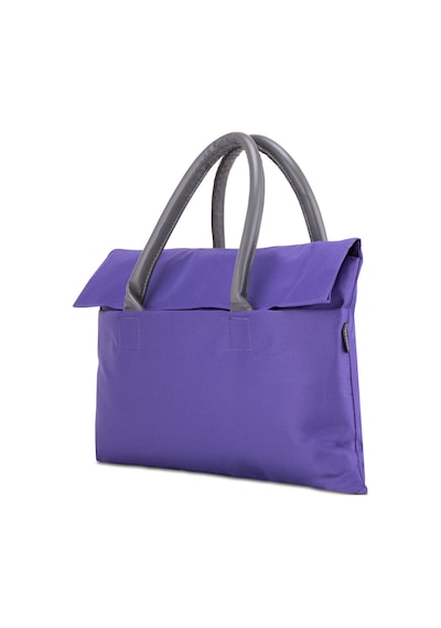 Classone Byn-el003 Wtxpro Su Geçirmez Kumaş 13-14 İnch Bayan Laptop, Notebook, Apple Uyumlu MacBook Air El Çantası- Tote Bag - Mor