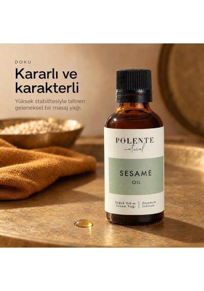 Susam Yağı,%100 Saf Ve Doğal, Soğuk Sıkım, 50 Ml Diğer
