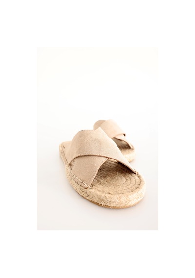 5in1Canpolat Bej Espadril Terlik 24112-bej Bej