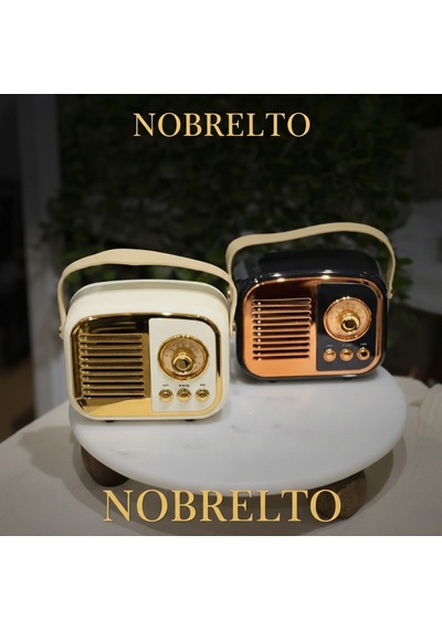 Nobrelto Retro Bluetooth Hoparlör Ve Fm Radyo - Nostaljik Tasarım