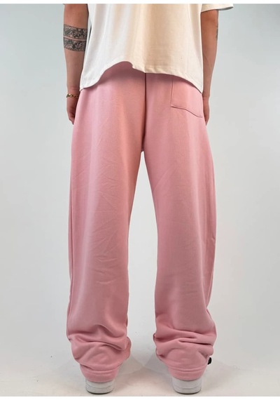 Zaee Yazlık Basic Ayarlanabilir Paça Baggy Eşofman Altı Pembe